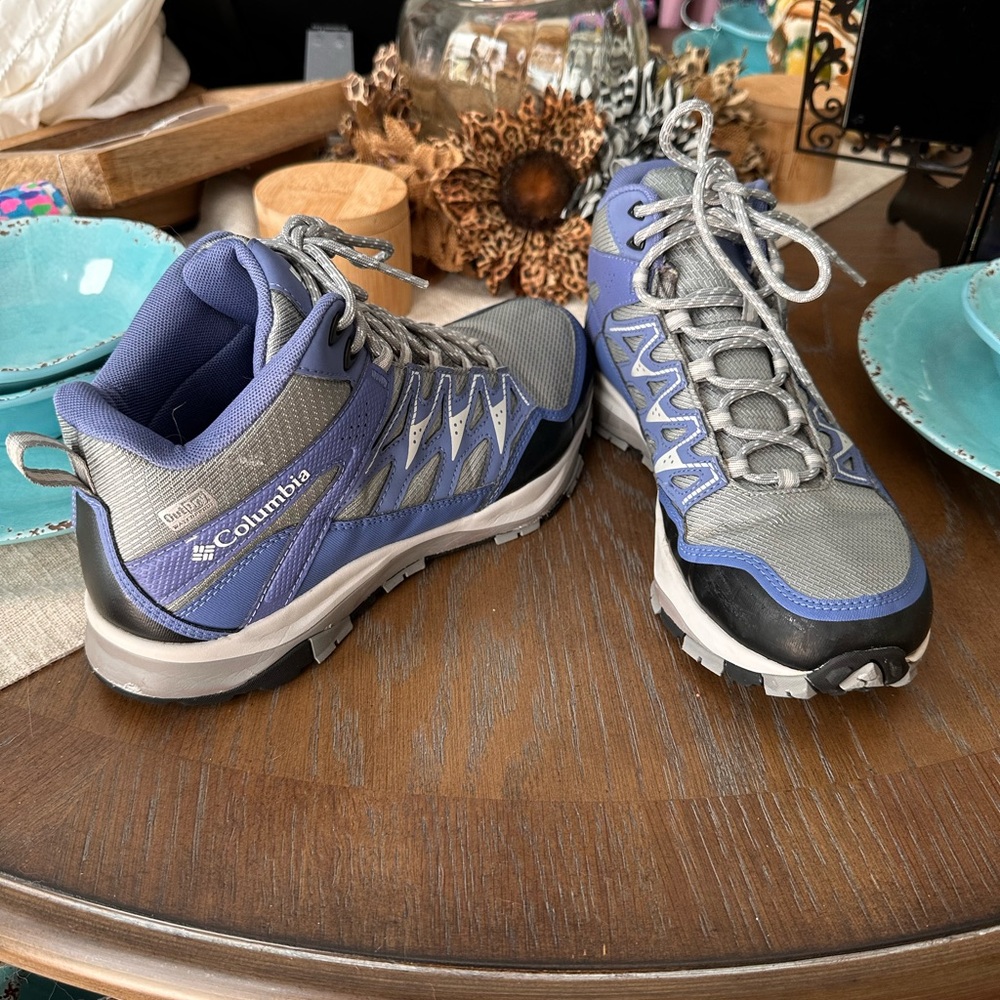 Columbia Blue and Gray Outdoor Shoes